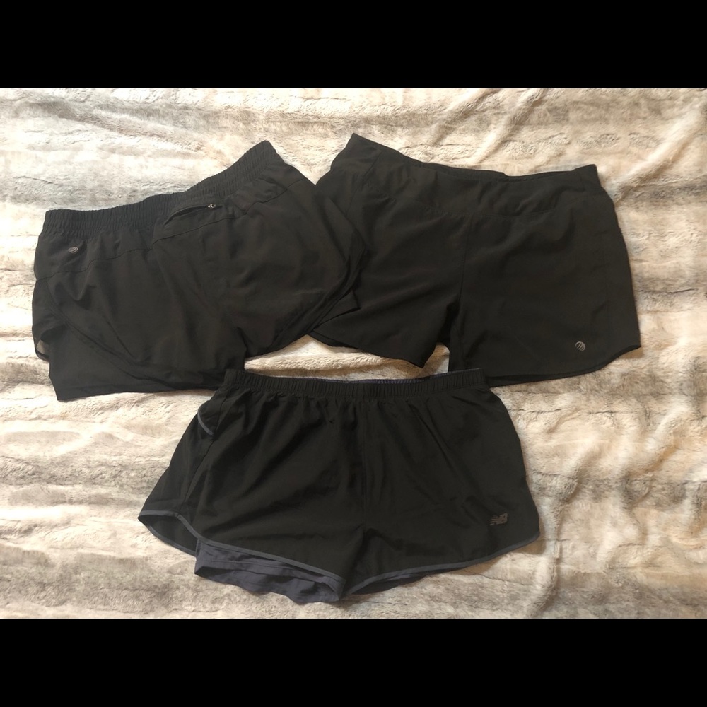 3 exercise/jogging shorts